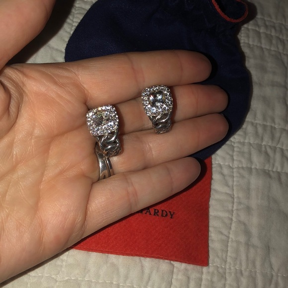 John Hardy diamond earrings - Picture 7 of 8